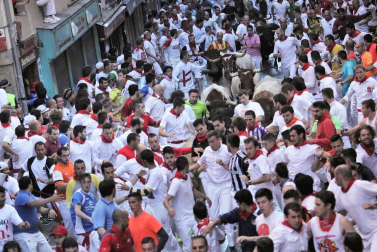 Las mejores imágenes del encierro exclusivas de los fotógrafos de Diario de Navarra