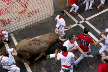 Las mejores imágenes del encierro exclusivas de los fotógrafos de Diario de Navarra