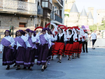 Con la actuación de fin de curso de los grupos de danza y el lanzamiento de chucherías, dieron inicio las fiestas de la Juventud de Olite, que previamente habían visto cómo era lanzado al aire el tradicional chupinazo. Tres días de celebración que ambientaron las calles de esta ciudad durante el pasado fin de semana.