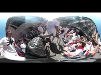 El encierro txiki, en 360º