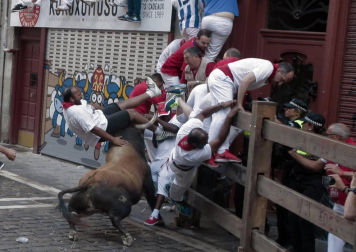 Varios 'cebadas' sueltos siembran el pánico y dejan cinco corneados