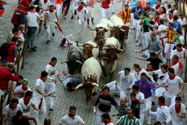 Imágenes exclusivas del segundo encierro de los fotógrafos de Diario de Navarra.