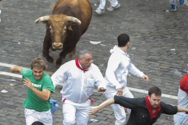 Imágenes exclusivas del segundo encierro de los fotógrafos de Diario de Navarra.