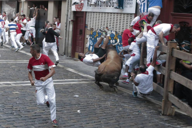 Imágenes exclusivas del segundo encierro de los fotógrafos de Diario de Navarra.