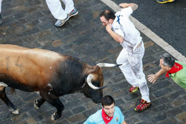 Imágenes exclusivas del segundo encierro de los fotógrafos de Diario de Navarra.