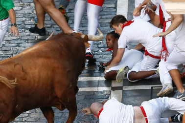 Imágenes exclusivas del segundo encierro de los fotógrafos de Diario de Navarra.