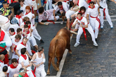 Imágenes exclusivas del segundo encierro de los fotógrafos de Diario de Navarra.