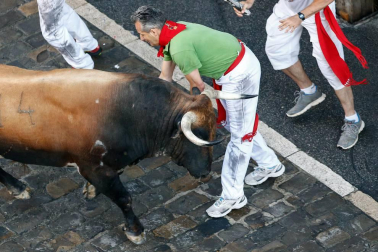 Imágenes exclusivas del segundo encierro de los fotógrafos de Diario de Navarra.