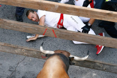 Imágenes exclusivas del segundo encierro de los fotógrafos de Diario de Navarra.