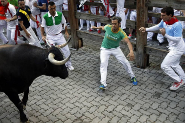 Imágenes exclusivas del segundo encierro de los fotógrafos de Diario de Navarra.