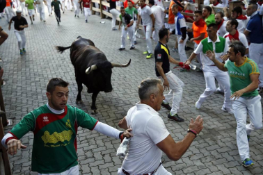 Imágenes exclusivas del segundo encierro de los fotógrafos de Diario de Navarra.