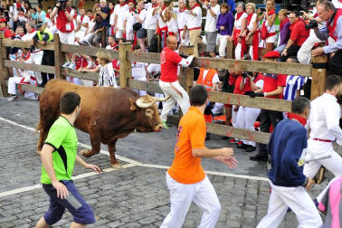 Imágenes exclusivas del segundo encierro de los fotógrafos de Diario de Navarra.
