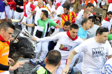 Imágenes exclusivas del segundo encierro de los fotógrafos de Diario de Navarra.