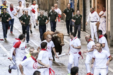 Imágenes exclusivas del segundo encierro de los fotógrafos de Diario de Navarra.
