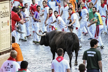 Imágenes exclusivas del segundo encierro de los fotógrafos de Diario de Navarra.