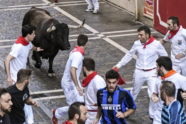 Imágenes exclusivas del segundo encierro de los fotógrafos de Diario de Navarra.