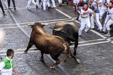 Imágenes exclusivas del segundo encierro de los fotógrafos de Diario de Navarra.