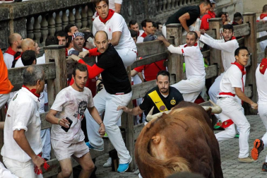 Imágenes exclusivas del segundo encierro de los fotógrafos de Diario de Navarra.