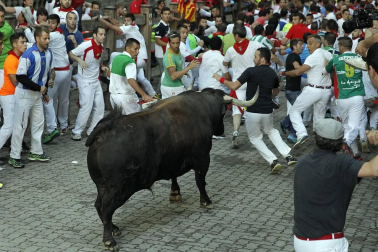 Imágenes exclusivas del segundo encierro de los fotógrafos de Diario de Navarra.