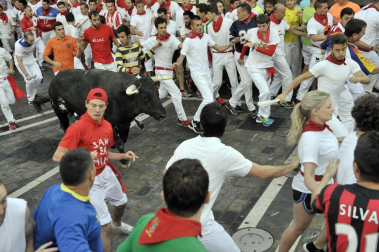 Imágenes exclusivas del segundo encierro de los fotógrafos de Diario de Navarra.