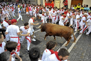 Imágenes exclusivas del segundo encierro de los fotógrafos de Diario de Navarra.