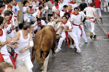 Imágenes exclusivas del segundo encierro de los fotógrafos de Diario de Navarra.