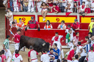 Imágenes exclusivas del segundo encierro de los fotógrafos de Diario de Navarra.