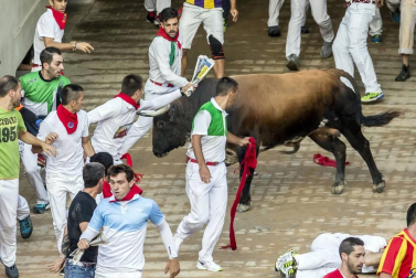 Imágenes exclusivas del segundo encierro de los fotógrafos de Diario de Navarra.