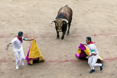 Imágenes exclusivas del segundo encierro de los fotógrafos de Diario de Navarra.