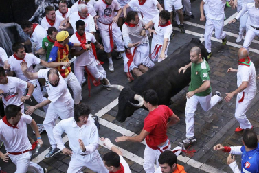 Imágenes exclusivas del segundo encierro de los fotógrafos de Diario de Navarra.