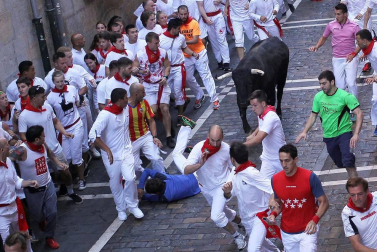 Imágenes exclusivas del segundo encierro de los fotógrafos de Diario de Navarra.