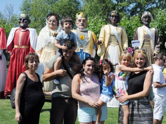 El fin de semana de la Juventud de San Adrián acogió el día 17 una concentración de Comparsas de Gigantes.