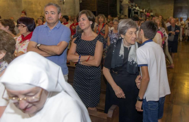 Celebración del Día Grande en las fiestas de la localidad navarra.