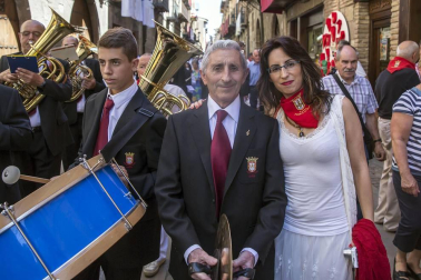 Celebración del Día Grande en las fiestas de la localidad navarra.