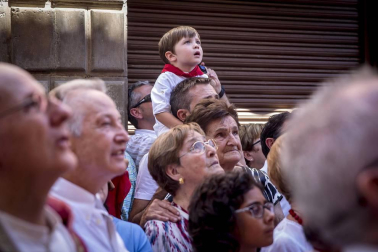 Celebración del Día Grande en las fiestas de la localidad navarra.