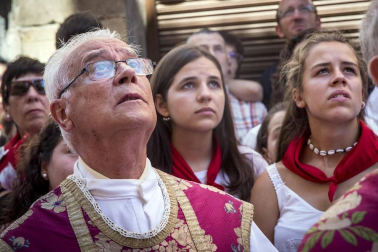 Celebración del Día Grande en las fiestas de la localidad navarra.