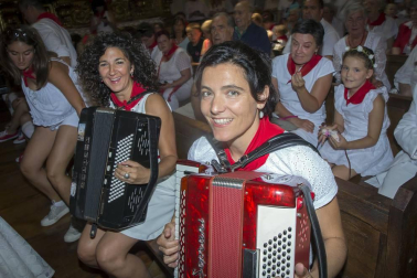 Celebración del Día Grande en las fiestas de la localidad navarra.