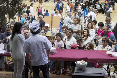 La Asociación Turística Tierras de Iranzu, junto con el Ayuntamiento de Salinas de Oro, organizó el 31 de julio unas jornadas gastronómicas en las que el protagonismo recayó en la sal de manantial natural de esta localidad del valle de Guesálaz.
