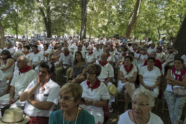 Estella celebró ayer su tradicional Bombada de las fiestas