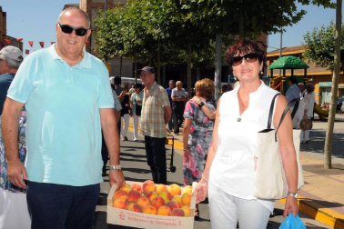 El lunes 15 de agosto, Sartaguda celebró una nueva edición de su Feria del Melocotón, cuyo pregón inicial corrió a cargo de Juanma Intxaurrandieta, gerente de INTIA. Tras la apertura oficial, los visitantes pudieron disfrutar de la exposición y venta de esta fruta, con degustación de vino con melocotón, feria de artesanía, hinchables, concurso de postres, sorteo de productos y tren turístico. Tras la comida popular, la jornada se cerró con un festival de pelota a cargo de Asegarce.