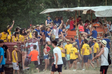 Dos heridos con traumatismo en la traída de las vacas de Cintruénigo