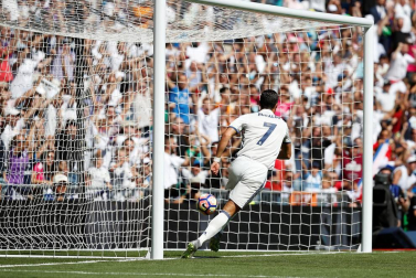 Imágenes del encuentro de la jornada 3 de LaLiga Santander disputado en el Santiago Bernabéu entre Real Madrid y el C.A. Osasuna.