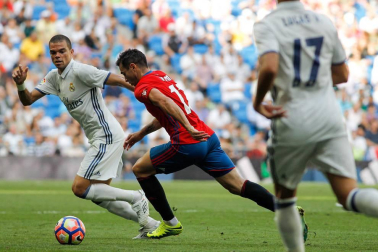 Imágenes del encuentro de la jornada 3 de LaLiga Santander disputado en el Santiago Bernabéu entre Real Madrid y el C.A. Osasuna que finalizó con victoria local.