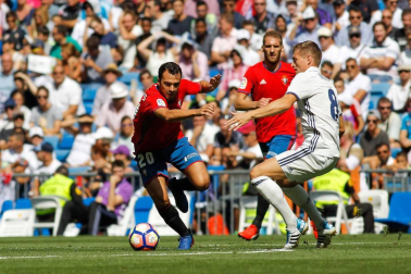 Imágenes del encuentro de la jornada 3 de LaLiga Santander disputado en el Santiago Bernabéu entre Real Madrid y el C.A. Osasuna que finalizó con victoria local.