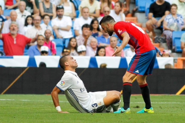 Imágenes del encuentro de la jornada 3 de LaLiga Santander disputado en el Santiago Bernabéu entre Real Madrid y el C.A. Osasuna que finalizó con victoria local.