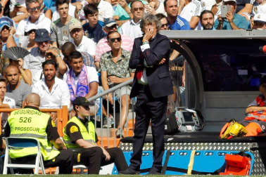 Imágenes del encuentro de la jornada 3 de LaLiga Santander disputado en el Santiago Bernabéu entre Real Madrid y el C.A. Osasuna que finalizó con victoria local.