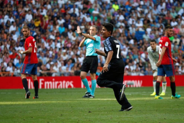 Imágenes del encuentro de la jornada 3 de LaLiga Santander disputado en el Santiago Bernabéu entre Real Madrid y el C.A. Osasuna que finalizó con victoria local.
