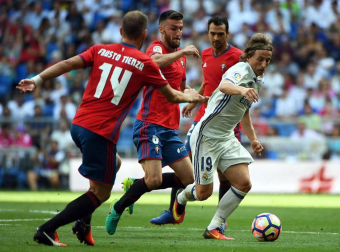Imágenes del encuentro de la jornada 3 de LaLiga Santander disputado en el Santiago Bernabéu entre Real Madrid y el C.A. Osasuna.