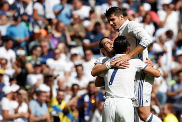 Imágenes del encuentro de la jornada 3 de LaLiga Santander disputado en el Santiago Bernabéu entre Real Madrid y el C.A. Osasuna.