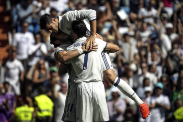 Imágenes del encuentro de la jornada 3 de LaLiga Santander disputado en el Santiago Bernabéu entre Real Madrid y el C.A. Osasuna.